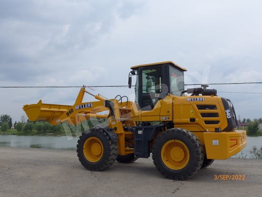 Front End 2.5 Ton Wheel Loader Air Brake Large Hub Axle In Construction