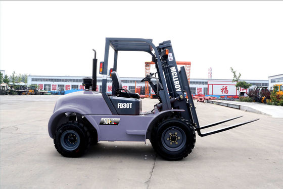 Overhead Guard Height 2210 Mm Flexible Operation Rough Ground Forklift Truck Free Fork Height 100 Mm Safe