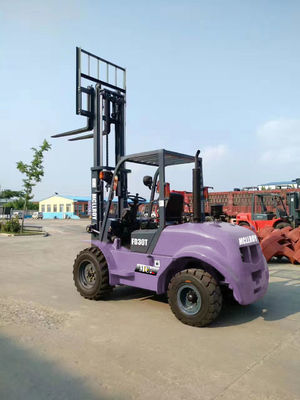 Overhead Guard Height 2210 Mm Flexible Operation Rough Ground Forklift Truck Free Fork Height 100 Mm Safe