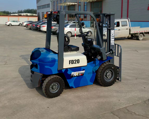 Ergonomic IC Diesel Forklift Truck Max.Travel Speed পূর্ণ লোডিং 19 Km/H