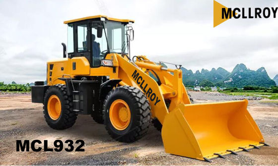 Small Front End 2 Ton Wheel Loader 1.0m³ Bucket Capacity